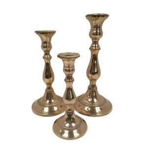 Portavelas de latón de estilo moderno para interiores de casas antiguas clásicas para Navidad, Pascua, decoración del Día de San Valentín, Metal duradero - Product Image 2