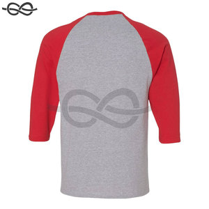 T-shirt à manches lourdes pour adulte SPORT GRIS/ROUGE Logo personnalisé Design Texte Personnalisé T-shirt unisexe Équipes Casual Wear - Product Image 2