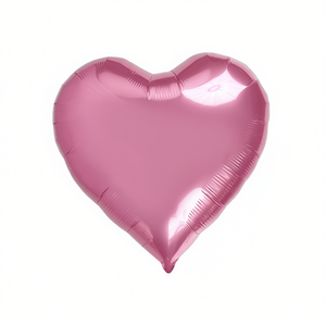 Palloncini in Foil a Forma di Cuore Rosa per Feste, 18 Pollici, Confezione da 12 Pezzi - Product Image 2