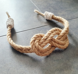 Curtain Jute <b>Tieback</b>..Curtain Holdback..Jute Rope..Window Decor - Product Image 3