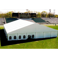 Carpa Grande para Bodas y Fiestas, de Aluminio Transparente para Exteriores, con Marco Negro y Paredes de PVC, Impermeable para las Cuatro Estaciones, para Eventos