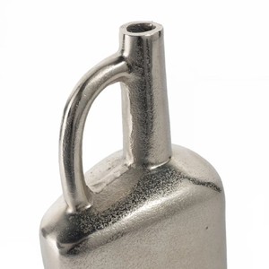 Metal Table <b>Vase</b> <b>Large</b> Nickel is suitable as a decorative piece in a home It is made of metal and The <b>vase</b> stand - Product Image 4