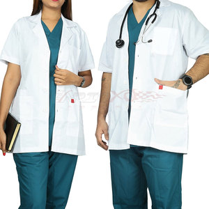 Blouse de laboratoire longue avec tissu de haute qualité pour les soins de santé, les soins dentaires et les travaux pharmaceutiques Blouse de laboratoire anti-rides - Product Image 6