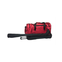 Sac à roulettes pour équipement de hockey sportif avec bandoulière pour patins à roulettes et chaussures de sport sur glace