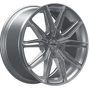 Arceo Stars ASW05-Antares 19 "ล้ออัลลอยผสมเพชรเงินสำหรับรถยนต์สปอร์ตออฟเซ็ต5x108-5x112-5x120 30 35 40ใหม่ - Product Image 1