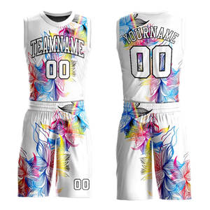 Uniformes de basket-ball pour hommes de qualité supérieure, personnalisés et imprimés, séchage rapide, été, taille XS, shorts en polyester respirant, sport - Product Image 1