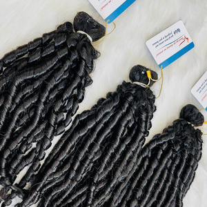 Cheveux vietnamiens-Extension de cheveux Steam Kinky Curl Weft-Couleur naturelle au meilleur prix - Product Image 4