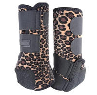Nouvelles protections de jambes en néoprène pour chevaux, design occidental, bottes de brossage, bandages de sécurité, équipement équestre, équipement vétérinaire pour chevaux