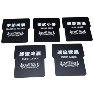 Panel Acrílico Negro Mate Personalizado – Placa Decorativa para Exhibición de Cerveza y Decoración de Estantes de Venta Minorista - Product Image 3
