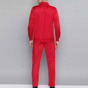 Personnalisé de haute qualité Logo personnalisé deux pièces costumes couleur unie plaine survêtement à capuche hommes fermeture éclair vente en gros survêtement ensembles 2023 - Product Image 3