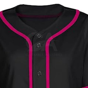 Jersey de softball de mujer con nombre de equipo personalizado, jersey de softball de alta calidad hecho en fábrica para mujer - Product Image 5