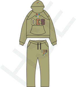 Conjunto de Dos Piezas OES con Logotipo Personalizado |   Chándal Multicolor para Ropa Urbana y Deportiva - Product Image 4