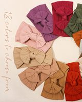 2025 nouveau bébé bandeaux doux élastique infantile cheveux accessoires pour filles Floral arc couvre-chef respirant nouveau-né casque