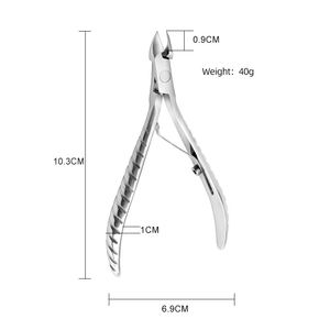 High Quality Stainless Steel Reusable Stainless Steel Nail Care Tools Manicure Pedicure Nail Clippers with Sharp Cuticle Nippers - Product Image 2