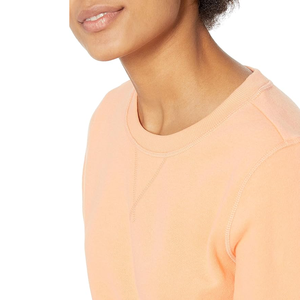 Comfort Fleece Sweatshirts & Hoodies <b>Crewneck</b> Women's Crafted & Pullover Letter Print Loose Harajuku Korean Cotton Sweatshirt - Product Image 3