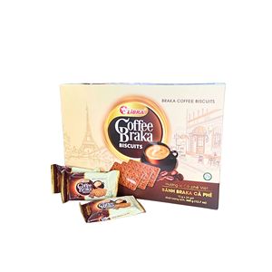 บิสกิตกาแฟรสเค็ม สารสกัดจากธรรมชาติ 100% ขายดีที่สุด 360 กรัม บรรจุกล่อง/ซอง - ขนมแปลกใหม่สำหรับขายส่งกำไรสูง รับผลิตแบบ OEM ODM - Product Image 3