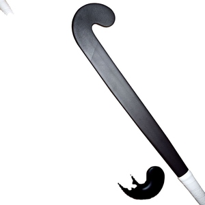 Bâton de hockey sur gazon en bois personnalisé en gros avec une construction robuste en fibre de carbone pour l'entraînement et les performances en match - Product Image 1