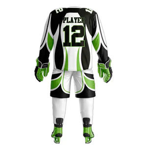 Ensemble d'uniformes de hockey sur glace All Star avec tissu en maille respirant et impression de nom/numéro personnalisée pour les ligues - Product Image 1