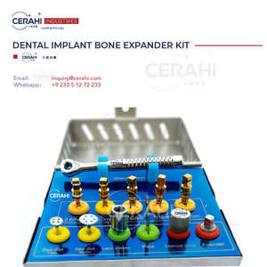 Juego de taladro de implante universal, Kit de expansor de hueso de osseodensificación eléctrica, fresas de acero inoxidable, herramientas de cirugía Dental CE OEM - Product Image 2