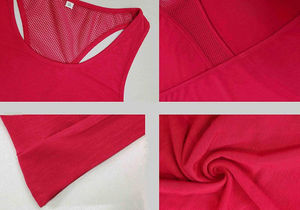 Custom Printed High Quality Solid Color Cotton Muscle Fitness Tanktops For women Sports Outdoor <b>Oversized</b> Knitted <b>Vest</b> - Product Image 4