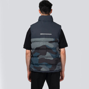 Blouson bouffant en coton épais à la mode pour hommes Blouson bombardier graphique à impression numérique personnalisé fermeture à glissière grande taille personnalisable - Product Image 6