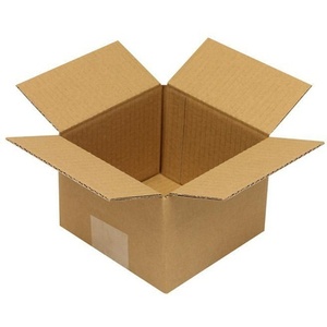Single-Wall Corrugated <b>Cardboard</b> <b>Box</b> 140x140x100mm Quality 1.10 B Brown TRANSPAK-Pack of 50 - Product Image 1