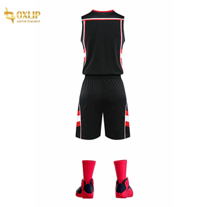 ชุดบาสเก็ตบอลโพลีเอสเตอร์คุณภาพสูงสำหรับทุกเพศชุดกีฬาแห้งเร็วพิมพ์โลโก้ได้ตามต้องการชุดดีไซน์ใหม่ระบายอากาศมีขนาด - Product Image 6