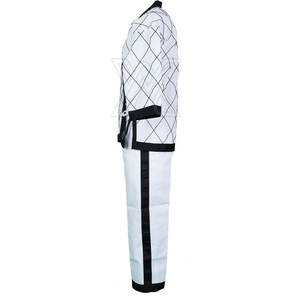 Uniforme de Taekwondo vierge uni pour hommes avec logo personnalisé uniforme d'arts martiaux Kimono de Jiu Jitsu Taekwondo - Product Image 4