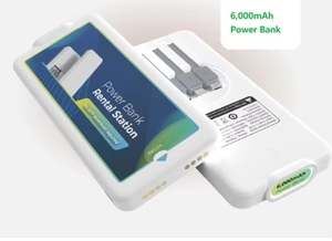 Estación de Alquiler de Baterías Portátiles Y2 Power NEO 8A con 8 Baterías Portátiles, Cada Una con 6000 mAh y 3 Tipos de Cables para Carga Móvil - Product Image 4