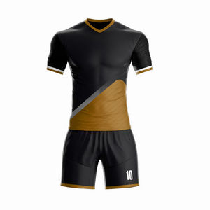 ชุดฟุตบอลคุณภาพสูงปี 2026 เสื้อยืดคอโพลีเอสเตอร์ กางเกงขาสั้น ระบายอากาศได้ดี เป็นมิตรกับสิ่งแวดล้อม แห้งเร็ว รับสกรีนชื่อทีม สำหรับผู้ชาย - Product Image 5