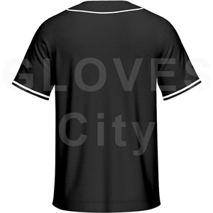 เสื้อเจอร์ซีย์เบสบอลในเมืองแบบแห้งเร็วผ้าโพลีเอสเตอร์100% ผ้าระบายอากาศได้ดีปักโลโก้แบบกำหนดเองชื่อทีม - Product Image 5