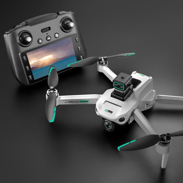 Hoshi S159 GPS RC Drone 4K Professional Drone HD Camera 5G Brushless Quadcopter Optical Flow Drone Remote Control with Screen