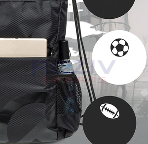 Sac à dos de haute qualité personnalisé en polyester avec fermeture éclair et fermoir, décontracté, sport, utilisation en extérieur, imperméable, doublure en lin, unisexe - Product Image 6
