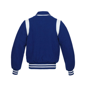 Chaquetas Varsity de Cuero con Bordado DiFan para Hombre, Chaquetas Varsity Personalizadas - Product Image 3