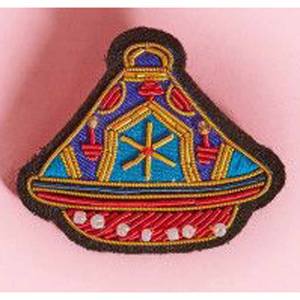 Accessoires en tissu Feuille Cut daana Patch-Cuivre - Product Image 3