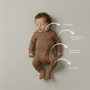 Mameluco para Bebé, Algodón Suave, Cómodo, Ropa de Uso Diario - Product Image 4