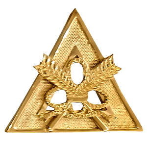 2025 Royal Arch Steward Collar Joyas Patrón cuadrado bordado Insignia de cuero Tipo cosido - Product Image 2