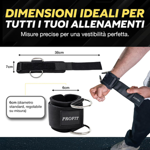 Muñequeras para Máquinas de Cable, Anillos en D, Correas de Gimnasio Acolchadas de Neopreno para Entrenamiento de Fuerza, Protección Profesional - Product Image 2