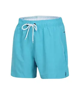 Venda por atacado novo design personalizado reciclado secagem rápida de alta qualidade praia natação shorts 100% poliéster troncos para homens