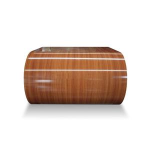 Bobina de Acero con Recubrimiento de Color Madera, Prepintada PPGI PPGL, Resistente a la Corrosión, Ancho y Grosor Personalizados para Construcción - Product Image 1