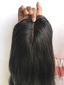 Extensiones de Cabello Virgen Remy Indio 100% Natural Sin Procesar de Alta Calidad 12A Grado Superior 18'' 5x6 Doble Trama a Máquina para Mujer - Product Image 2