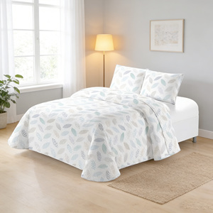 Cubrecama de Verano Bouti para Camas de 90-180 cm, 100% Poliéster, Cubrecama Suave para Entremeses Temporadas - Product Image 1