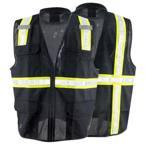 Gilet de sécurité décontracté respirant à haute visibilité réfléchissant de haute qualité pour rester en sécurité sur la route ou sur le chantier - Product Image 6