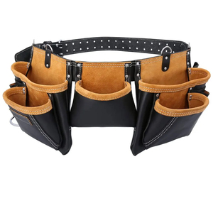 Wholesale New Arrival Lightweight Leather <b>Tool</b> Kit Belts 100% High Quality with Customized Logo Heavy Duty Feature for Sale - Product Image 1