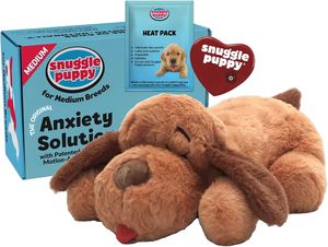 Snuggle Puppy Original Heartbeat Puppy Toy with Real-Feel Pulse & Heat Pack, Calming Sleep Aid for Puppy Anxiety, <b>Crate</b> Training - Product Image 3
