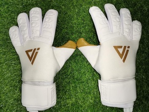 Gants de gardien de but de football professionnels en latex de haute qualité, antidérapants, avec sangle de poignet réglable, respirants, fermeture à boucle et crochet, VIENNA - Product Image 4