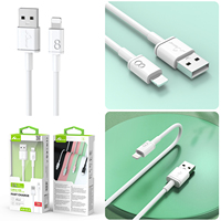 Câble USB standard en PVC Blanco HCB-05-IP 3A 3M pour une charge rapide de l'iPhone