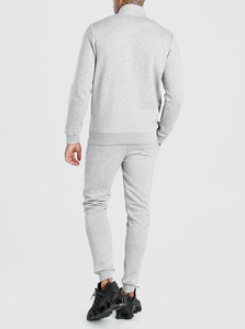 Fabricante al por mayor de alta calidad cuarto Zip sudaderas con capucha conjuntos personalizados Sweatsuit Fitness deportes de gran tamaño chándales sudaderas con capucha hombres chándal con logotipo personalizado - Product Image 3