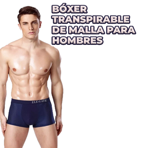 Boxer da Uomo in Fibra di Bambù Super Assorbente e Traspirante, Vita Media-Alta, Lunghezza Lunga, Logo in Vita, Confezionati in Sacchetto - Product Image 4
