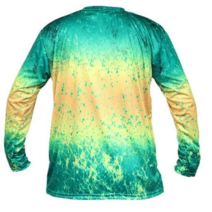 Chemise de pêche à sublimation à séchage rapide personnalisée concevez votre propre maillot de pêche à manches longues pour adultes - Product Image 2